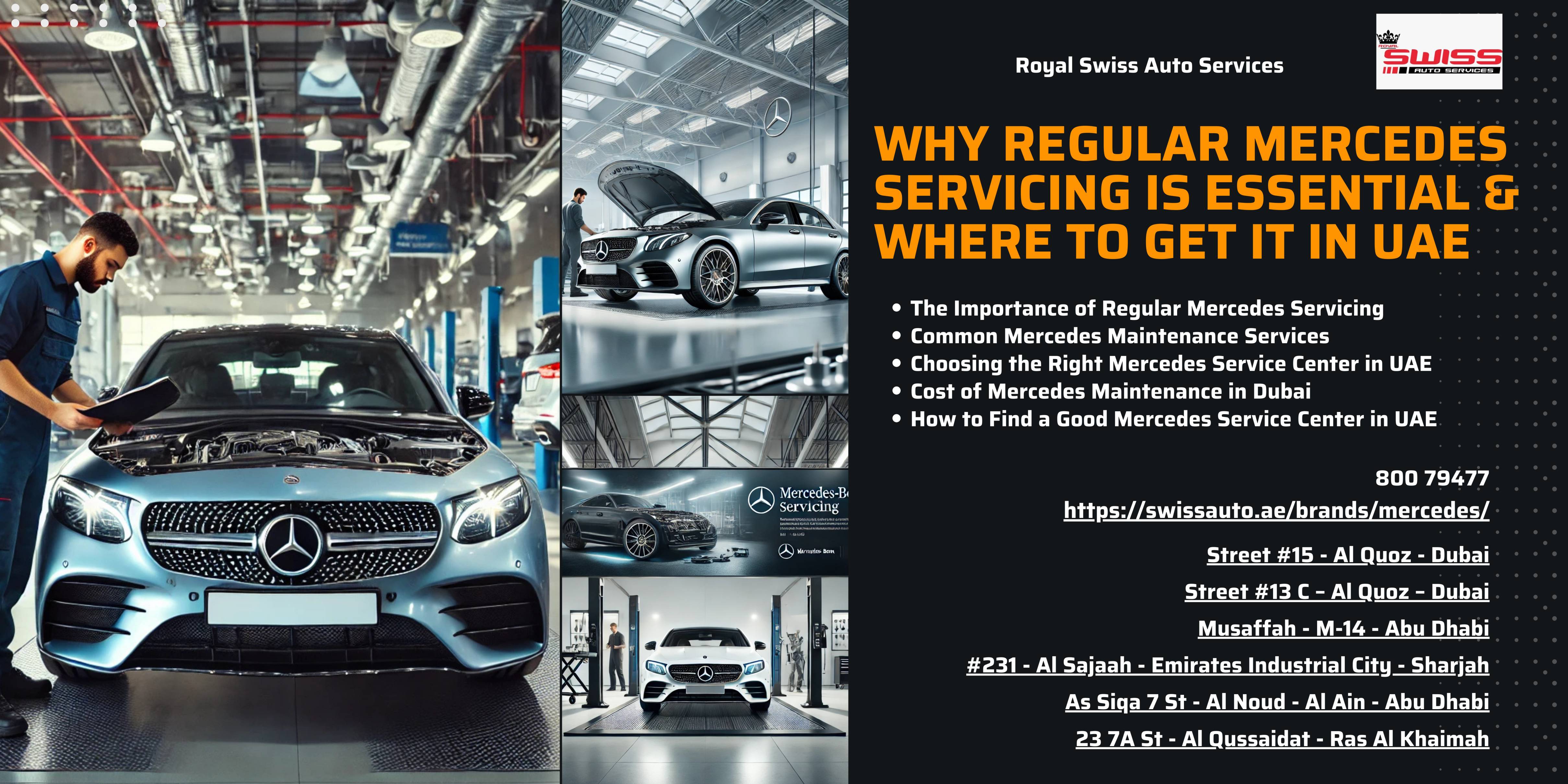 Why Regular Mercedes Servicing is Essential & Where to Get It in UAE
