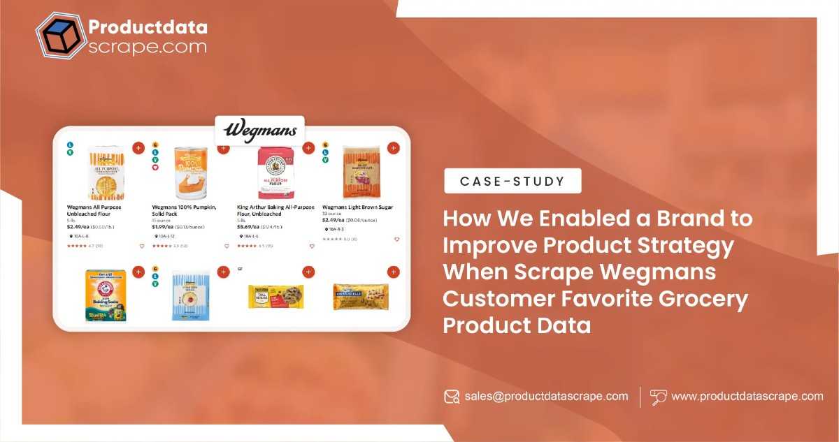 Scrape Wegmans Customer Favorite Grocery Product Data