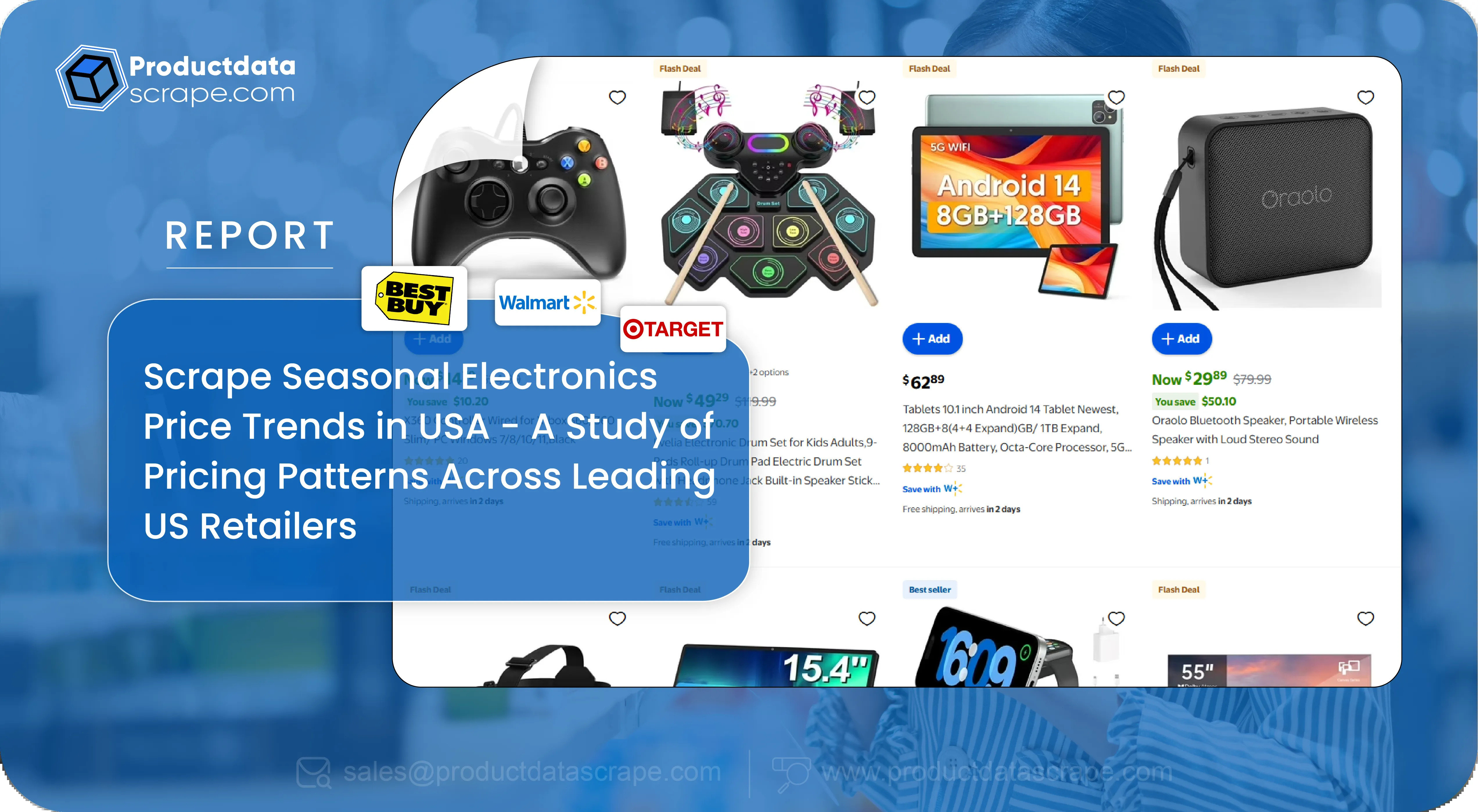 Scrape Seasonal Electronics Price Trends in USA