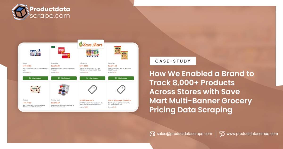 Save Mart multi-banner grocery pricing data scraping