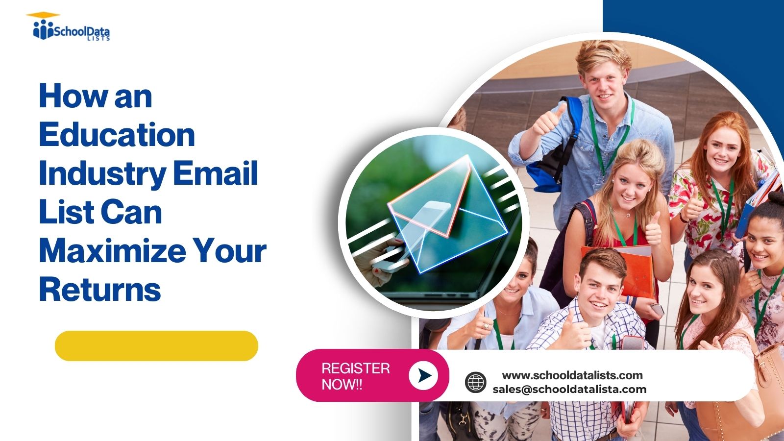 How an Education Industry Email List Can Maximize Your Returns