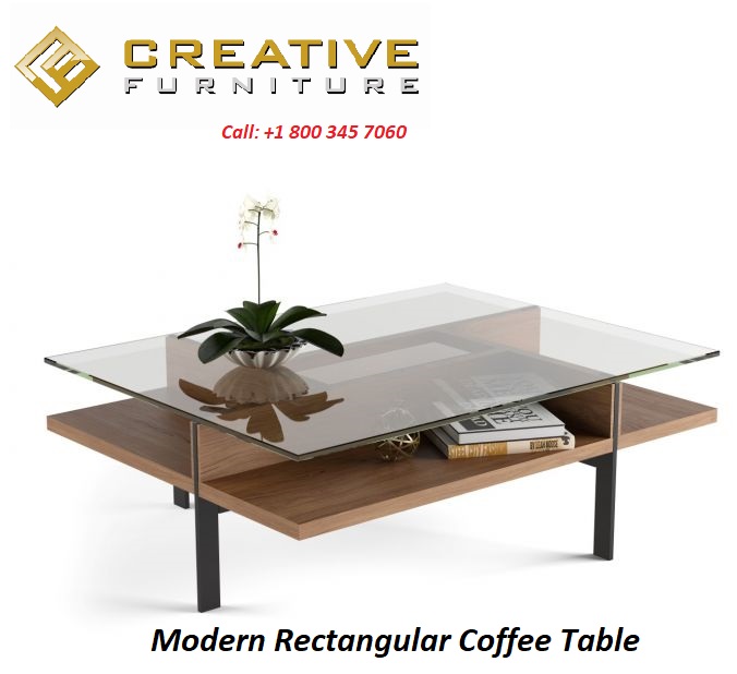 Modern Rectangular Coffee Table