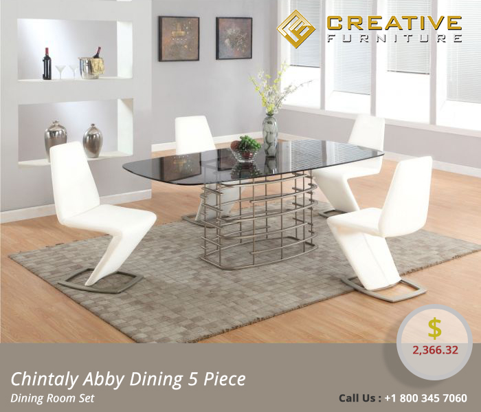 Chintaly Abby 5 Piece Dining Room Set
