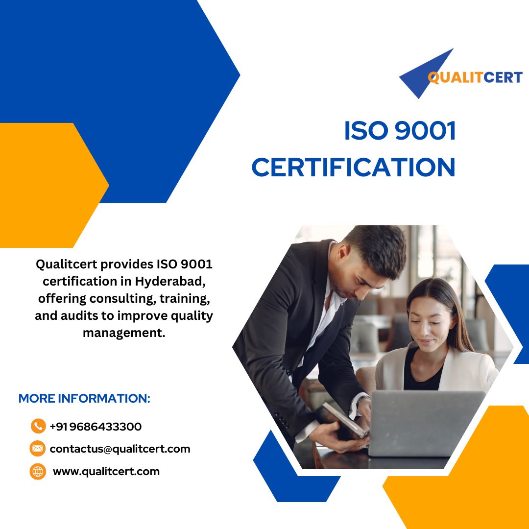Qualitcert's Guide to Achieving ISO9001CertificationinHyderabad