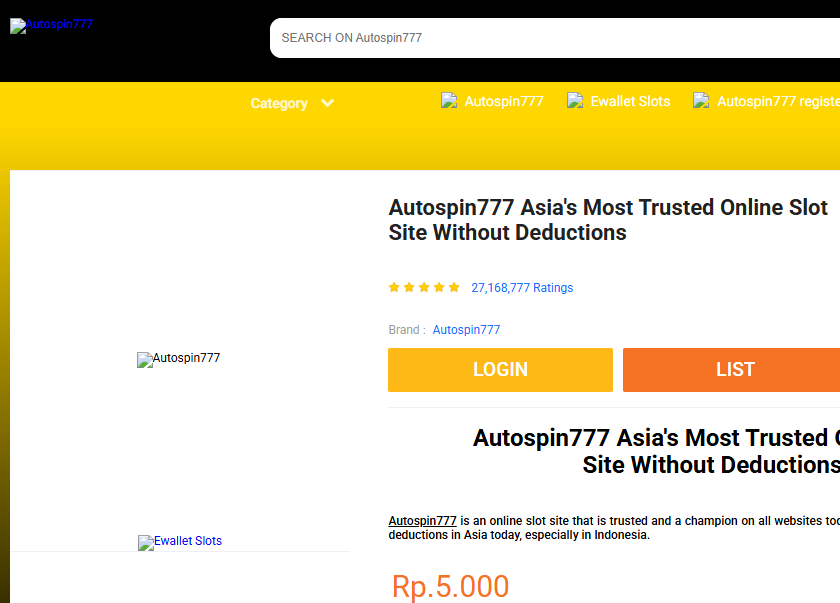 Experience Top-Tier Online Gaming with autospin777