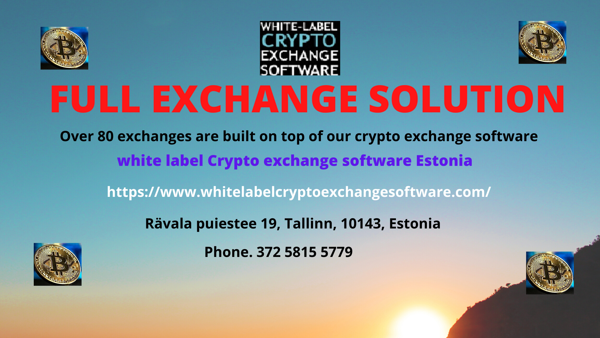 white label Cryptocurrency exchange software estonia