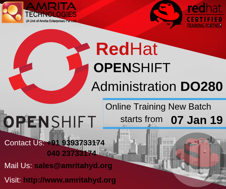 redhat Openshift Administration DO280 in Ameerpet