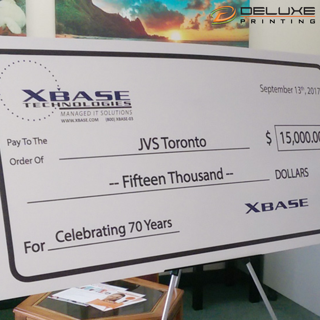 The Power of Big Printed Cheques: Make Your Next Presentation Unforgettable