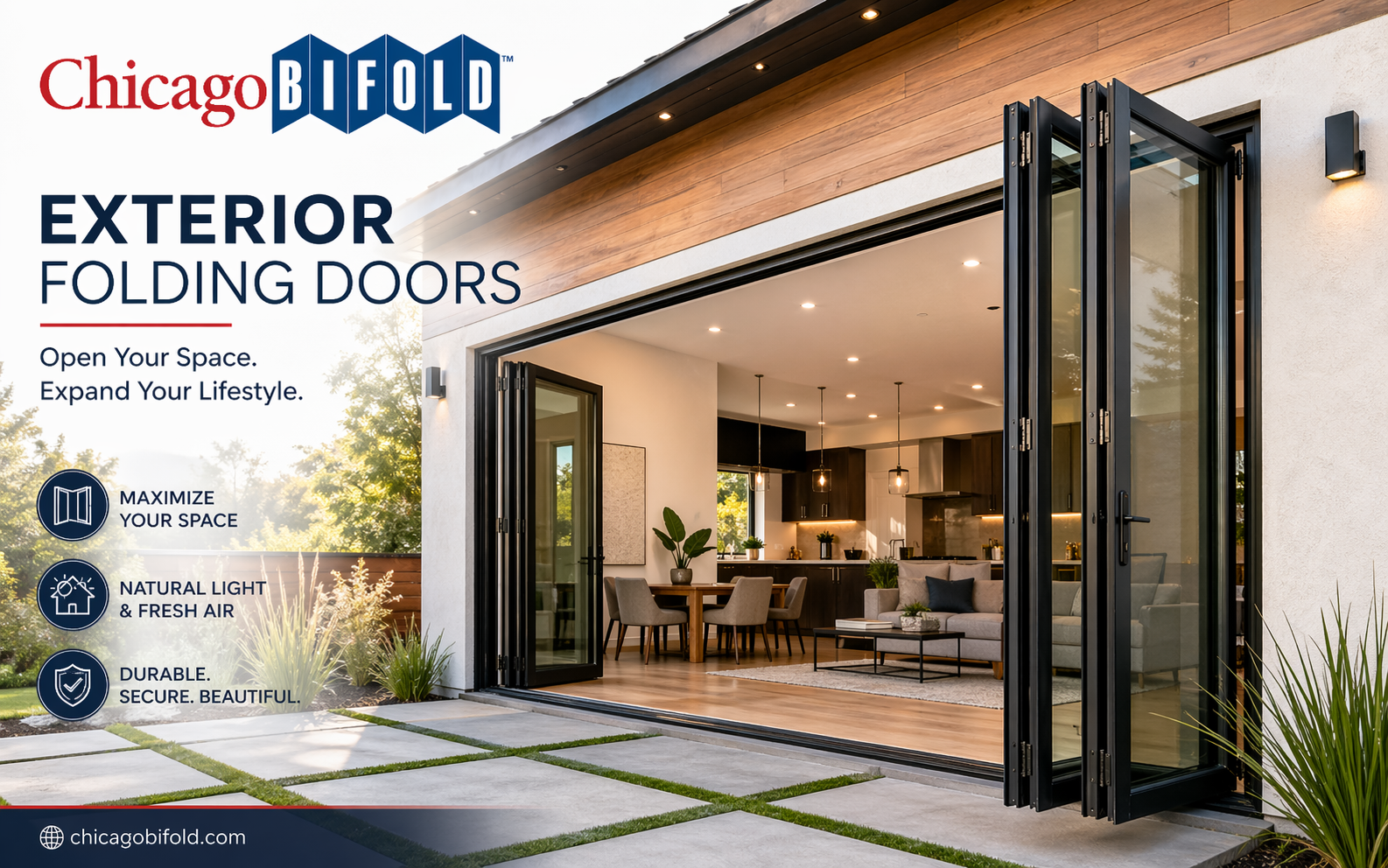 Exterior Folding Doors: Redefining Flexibility in Modern Commercial Spaces