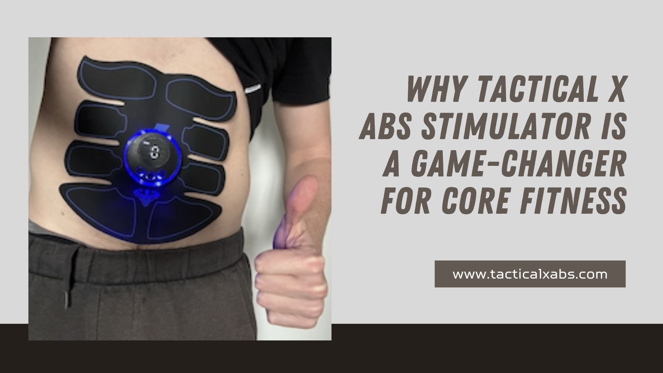 Why Tactical X Abs Stimulator is a Game-Changer for Core Fitness
