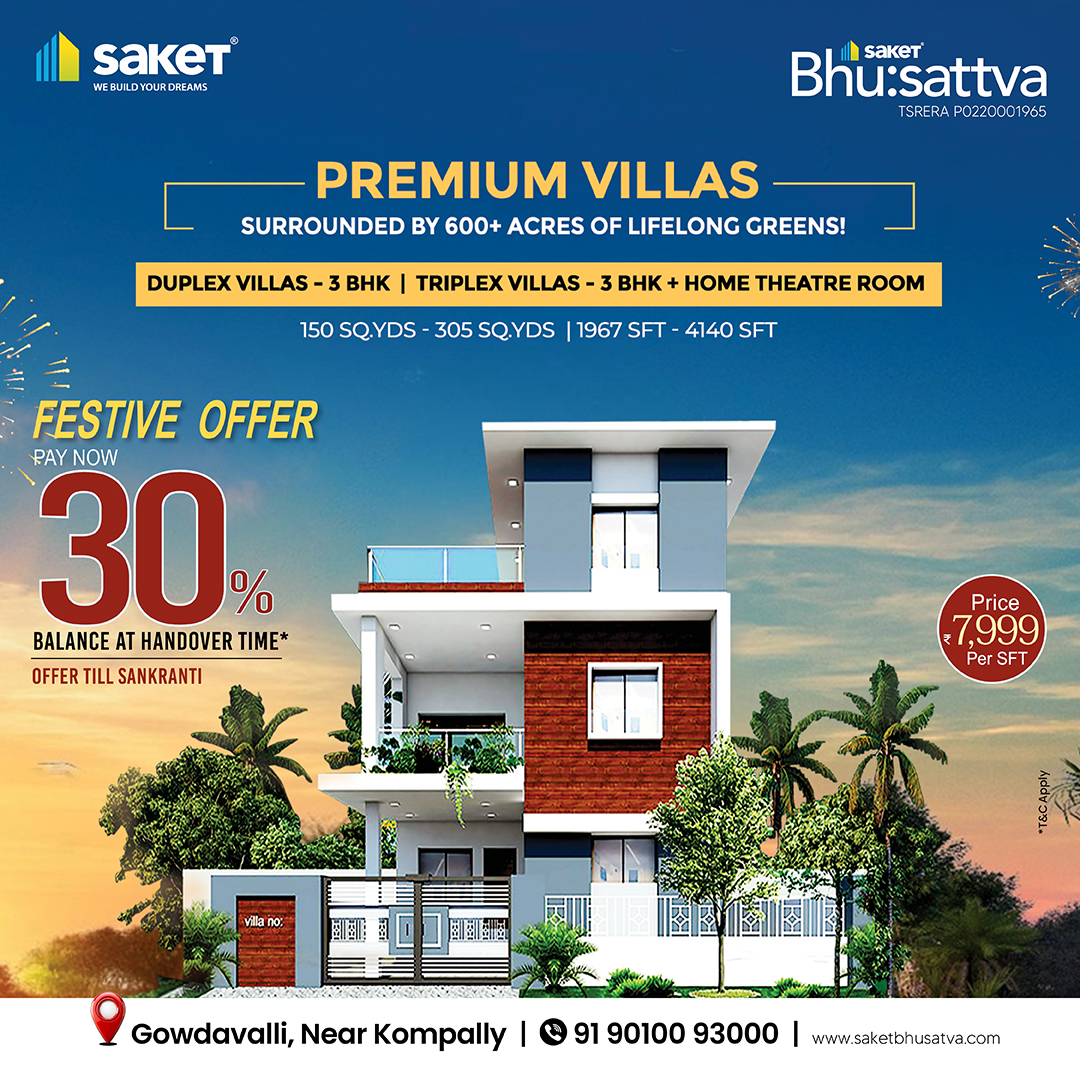 Most Popular Luxury Villa Communities in Hyderabad for 2025