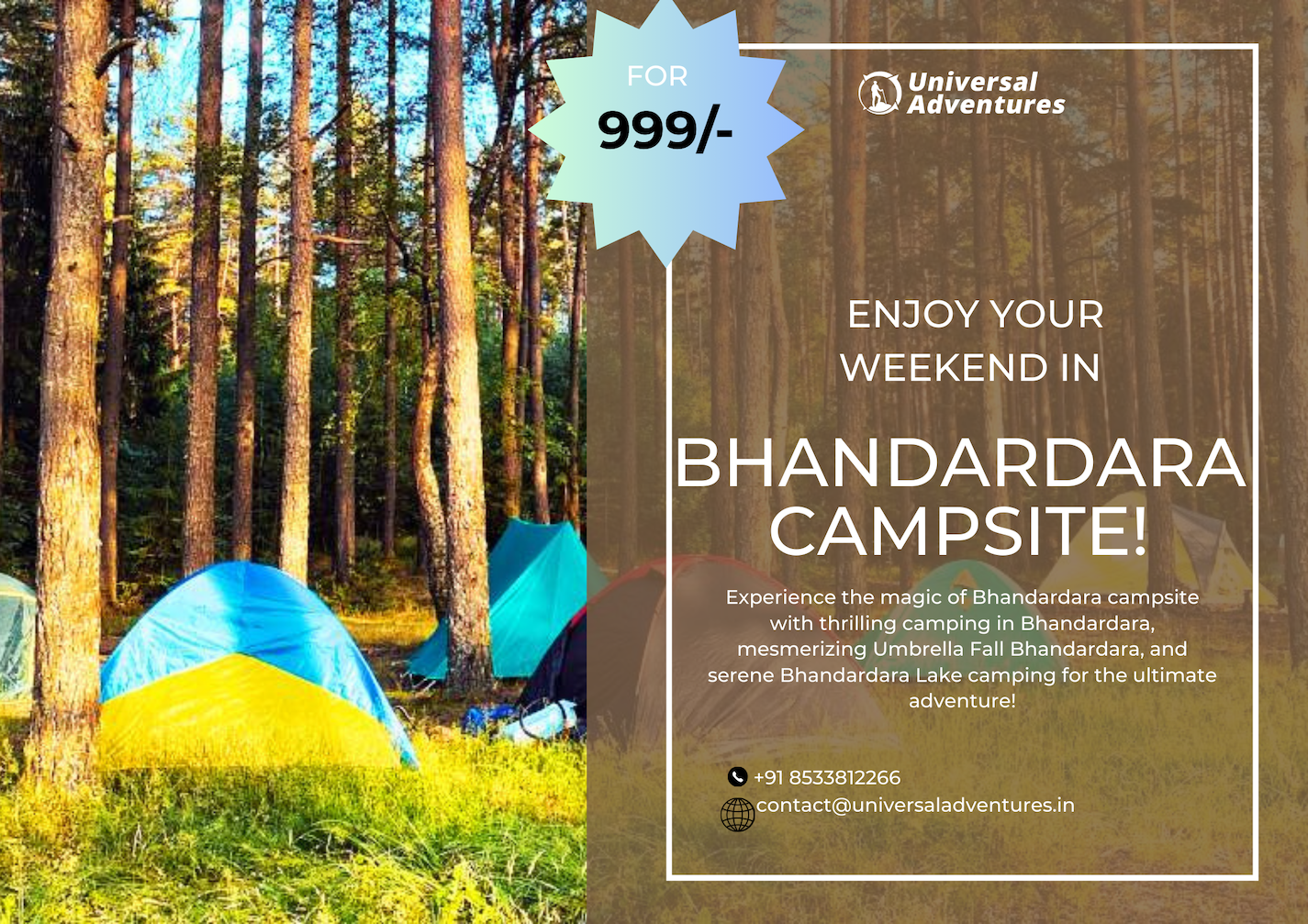Enjoy Your Weekend in Bhandardara Campsite!