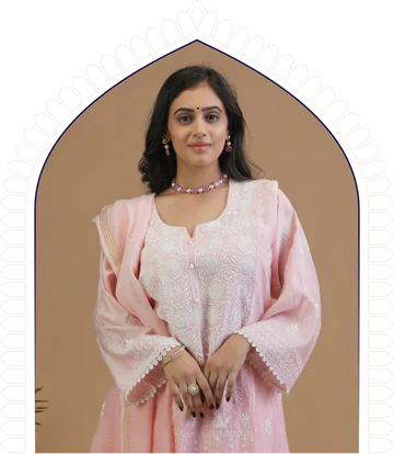 Cotton Chikankari Kurti—Timeless Elegance for Women