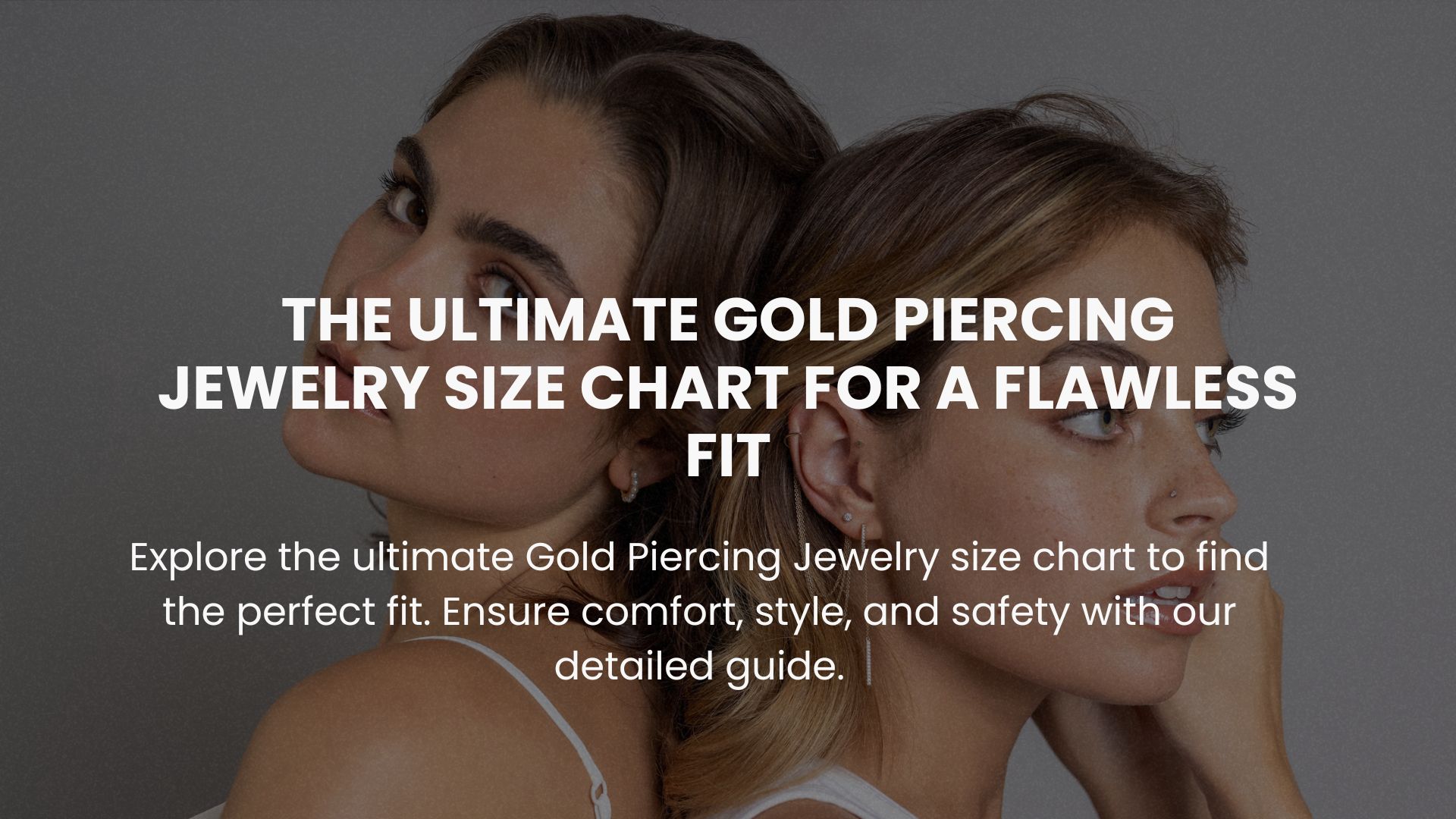 The Ultimate Gold Piercing Jewelry Size Chart for a Flawless Fit