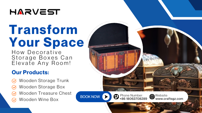 Transform Your Space: How Decorative Storage Boxes Can Elevate Any Room!