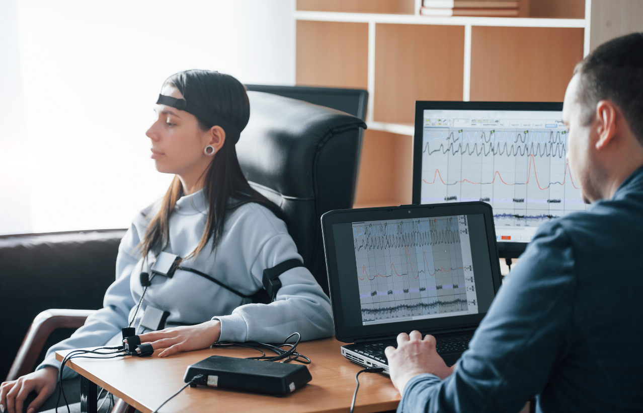 What type of precautions are used when obtaining an EKG?