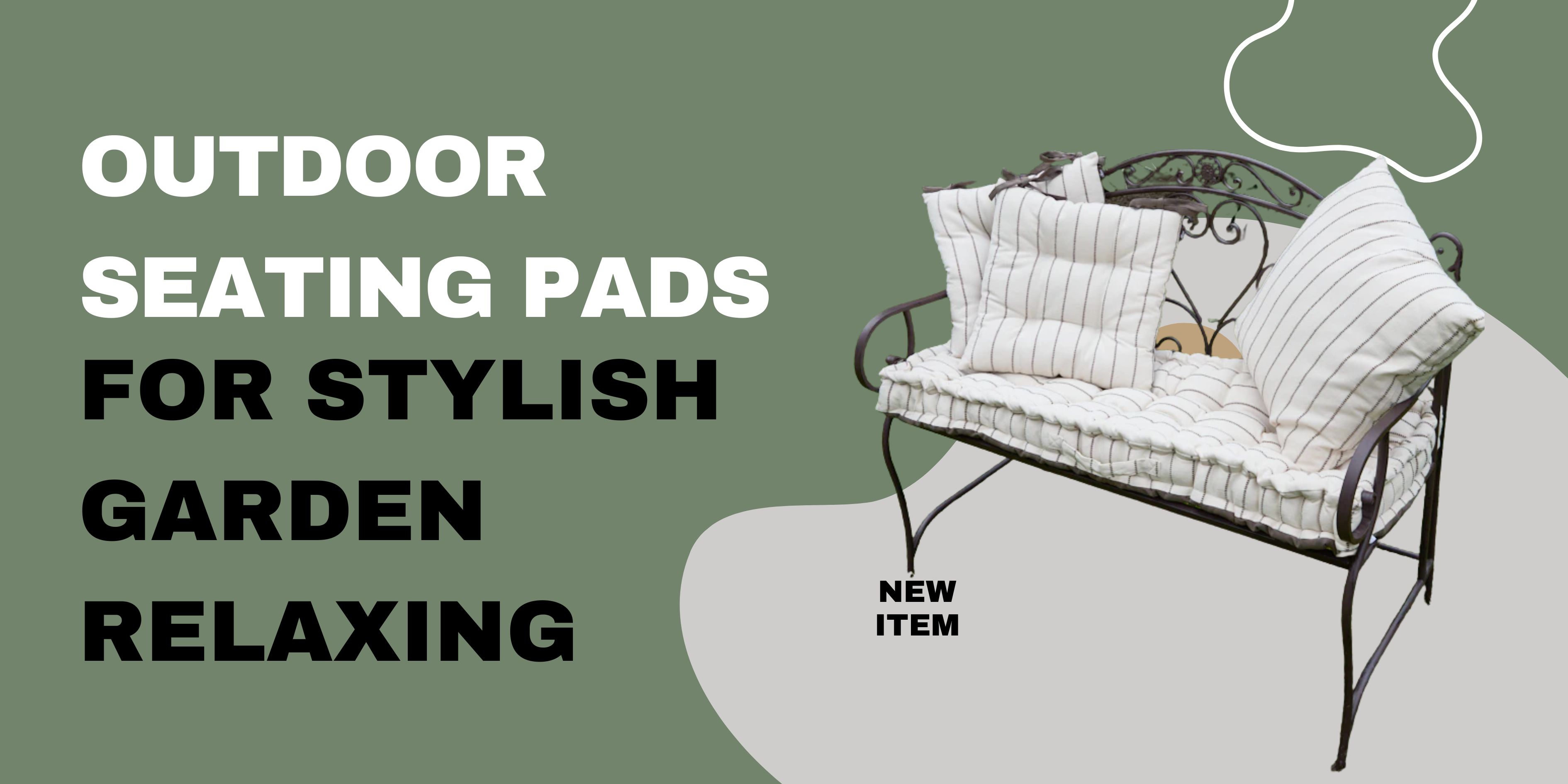 Outdoor Seating Pads for Stylish Garden Relaxing