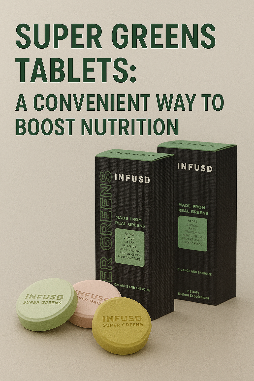 How Super Greens Tablets Support a Healthier Lifestyle
