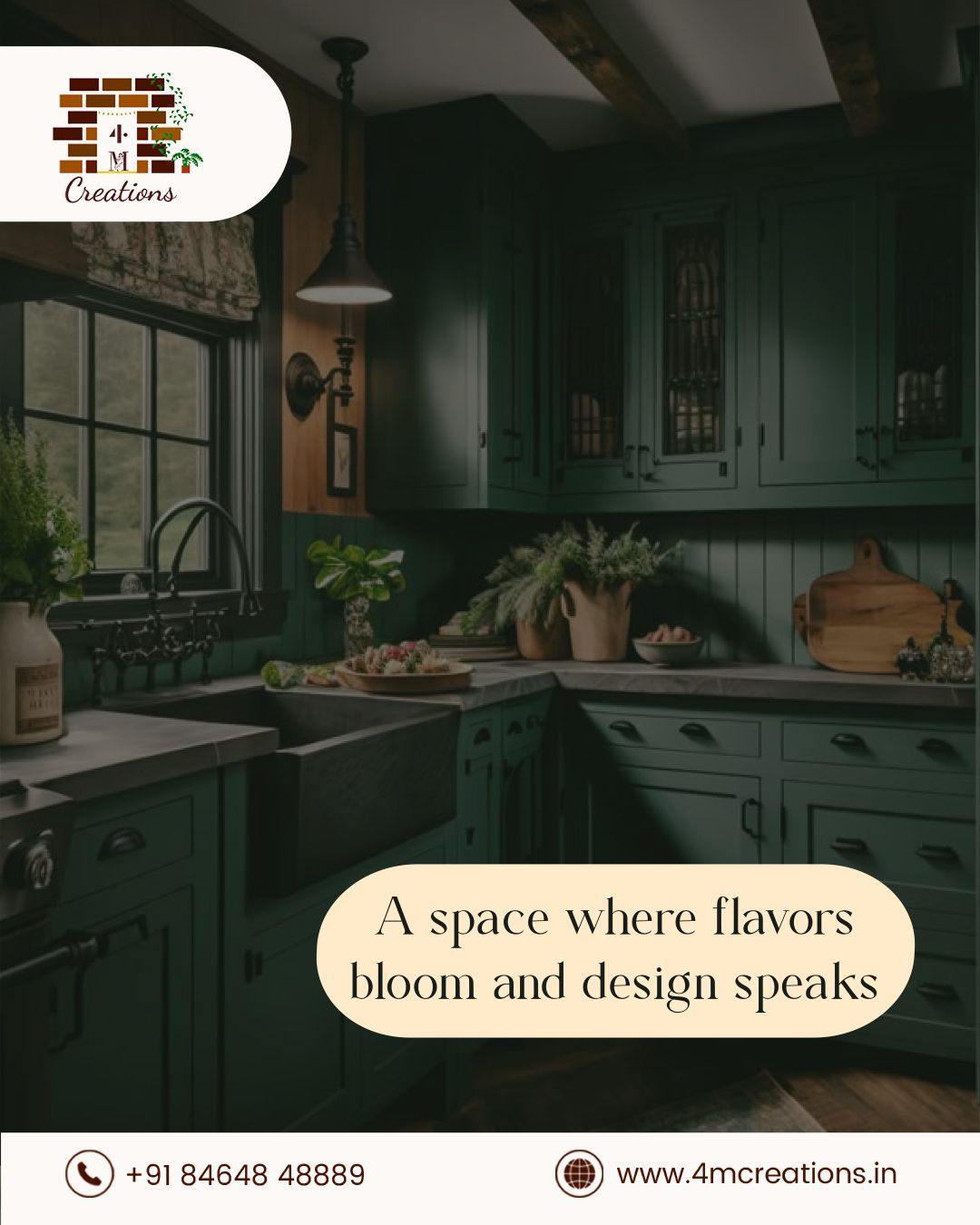   Elegant Green Kitchen Where Style Meets Functionality