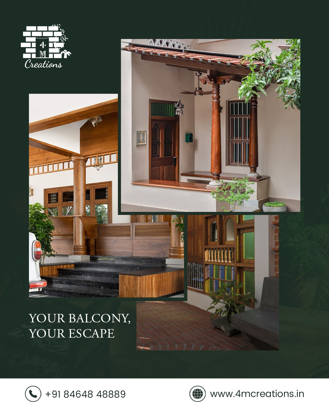  Elegant Balcony Designs That Blend Tradition and Modern Comfort