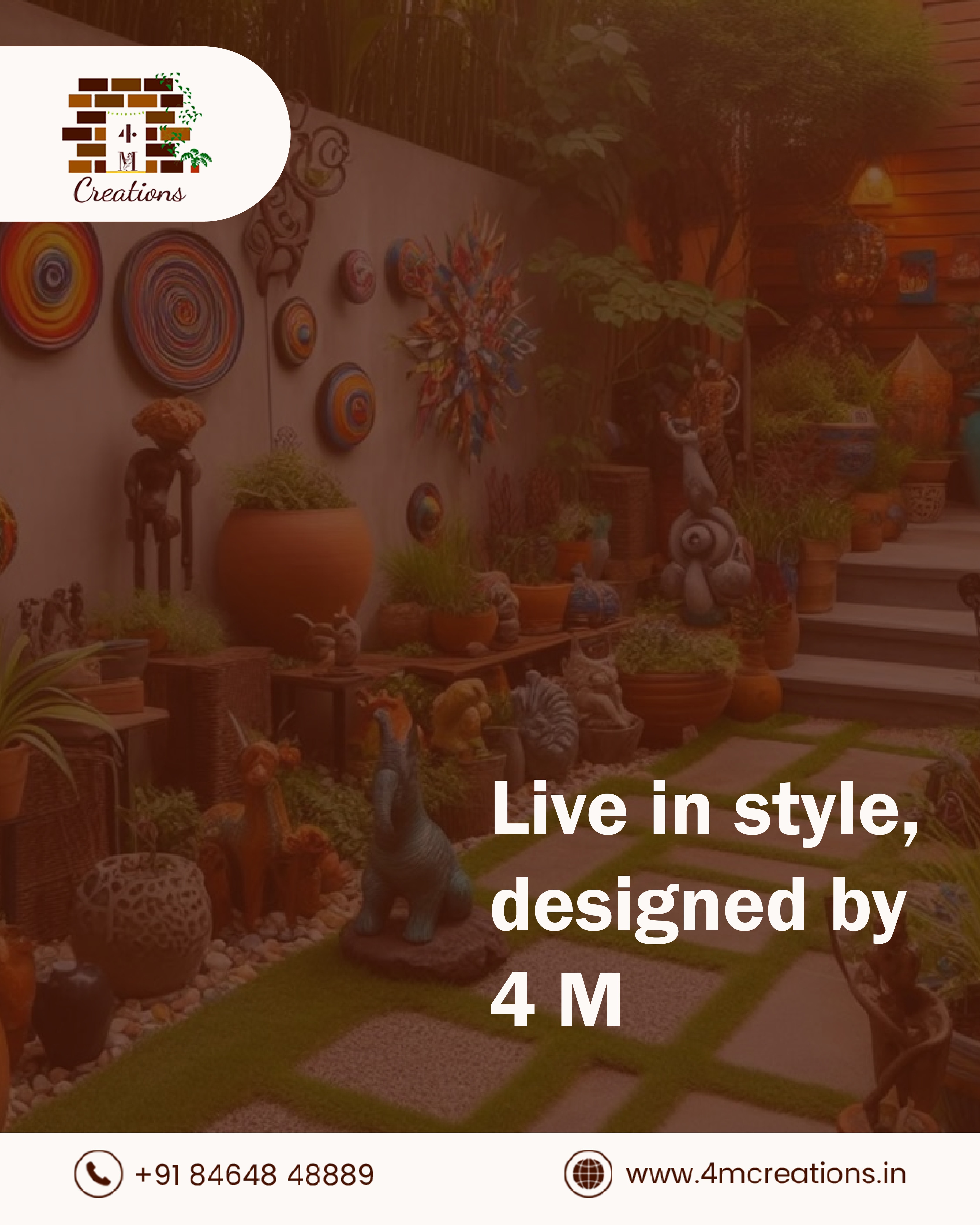 Transform Your Outdoor Spaces with Artistic Designs by 4 M Creations
