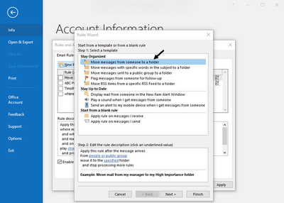 How to Filter Emails in Outlook to Specific Folders