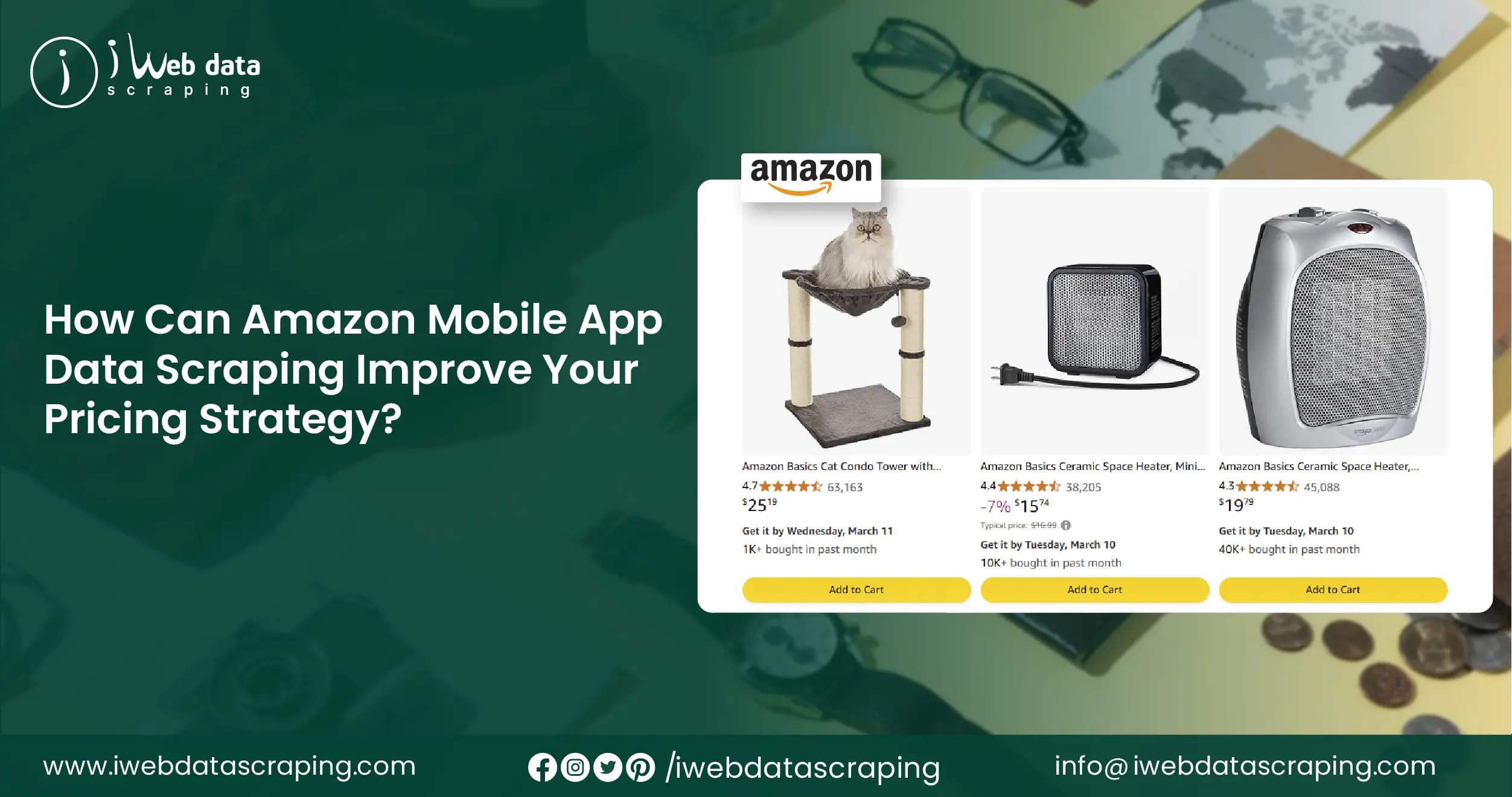 Amazon Mobile App Data Scraping for Pricing Strategy