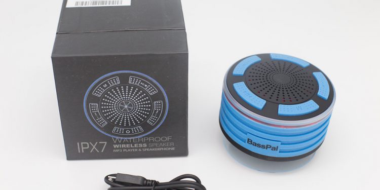 BassPal IPX7 Shower Speaker