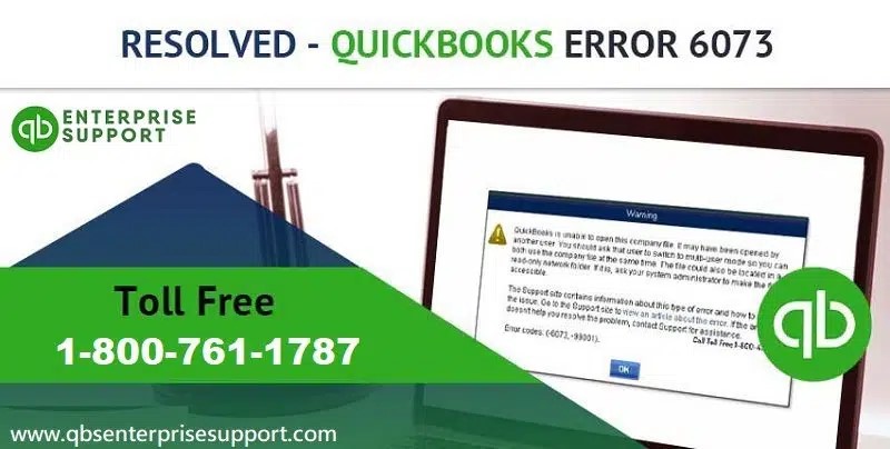 Wipe Off QuickBooks Company File Error 6073, -99001