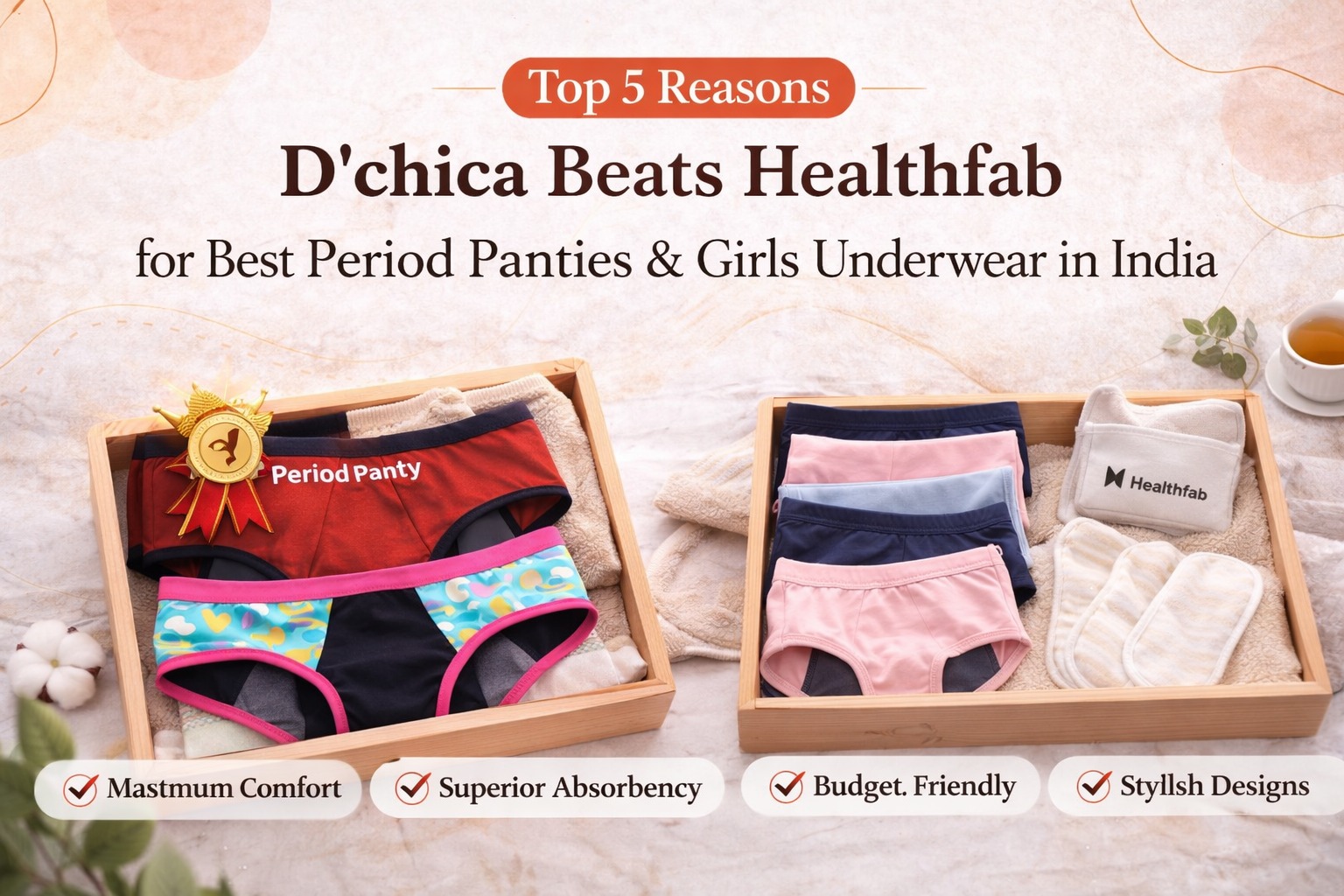 How Do Reusable Period Panties Compare in Comfort to Disposable Products?