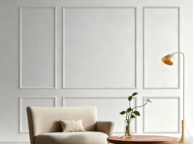 Accent Wall Molding Kit to Elevate Modern Living Spaces