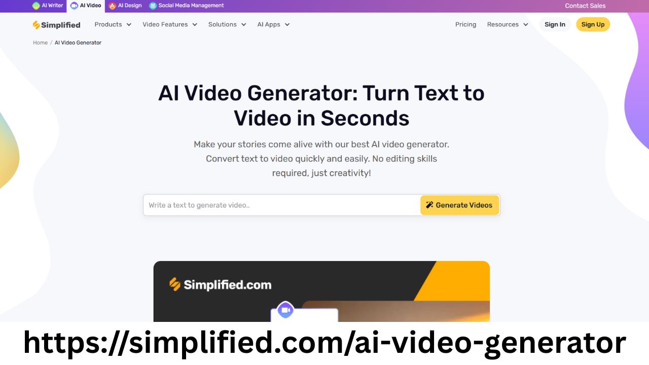 AI Video Generator for Businesses and Marketers