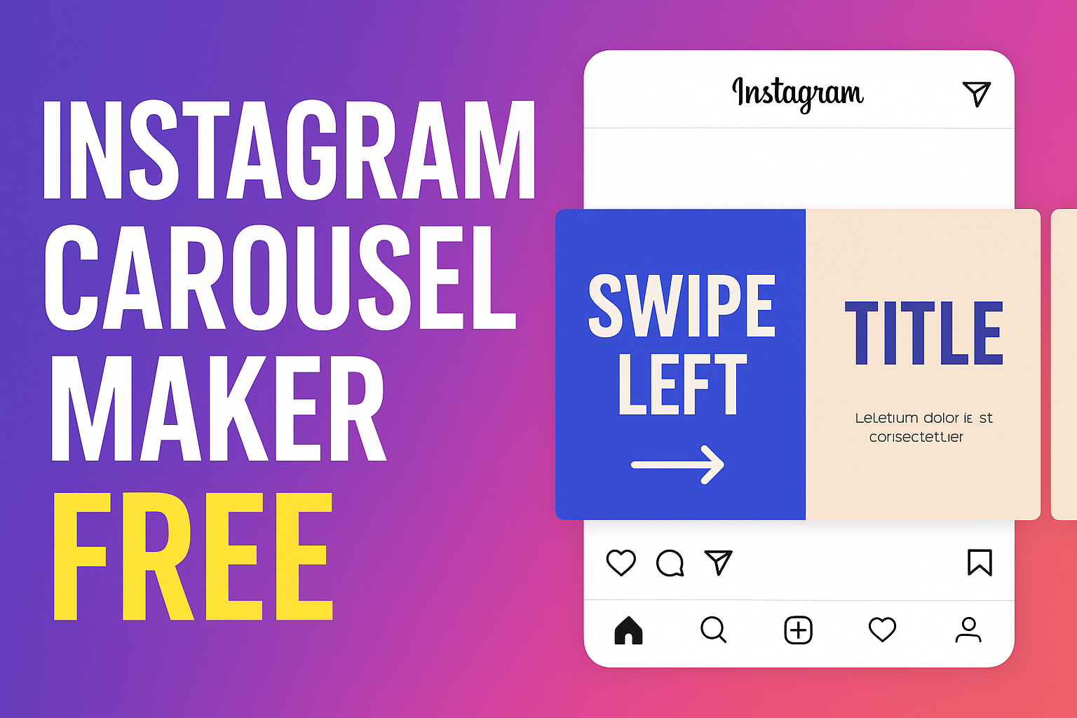 Instagram Carousel Maker Free: Create Scroll-Stopping Posts Easily