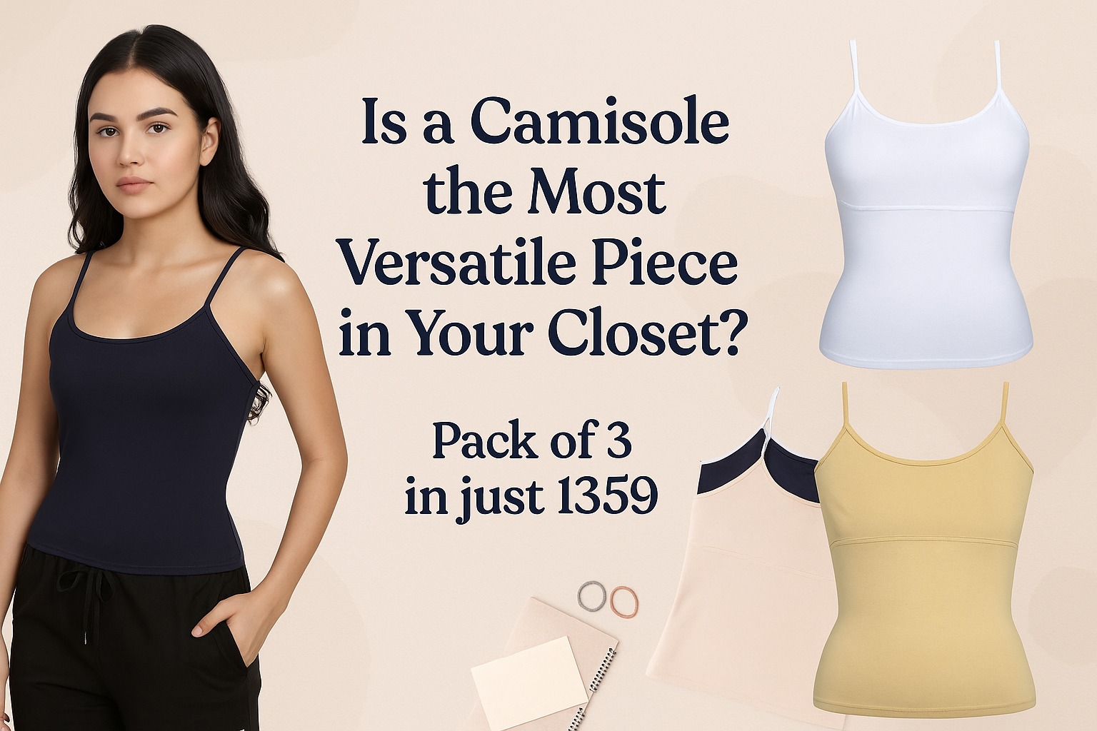 Can a Camisole for Women Replace a Bra for Light Support?