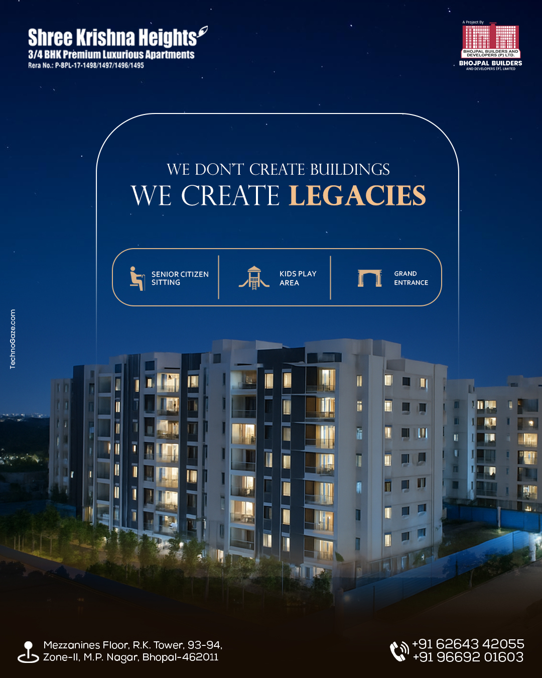 Shri Krishna Heights – A Completed Residential Project in Katara Hills, Bhopal