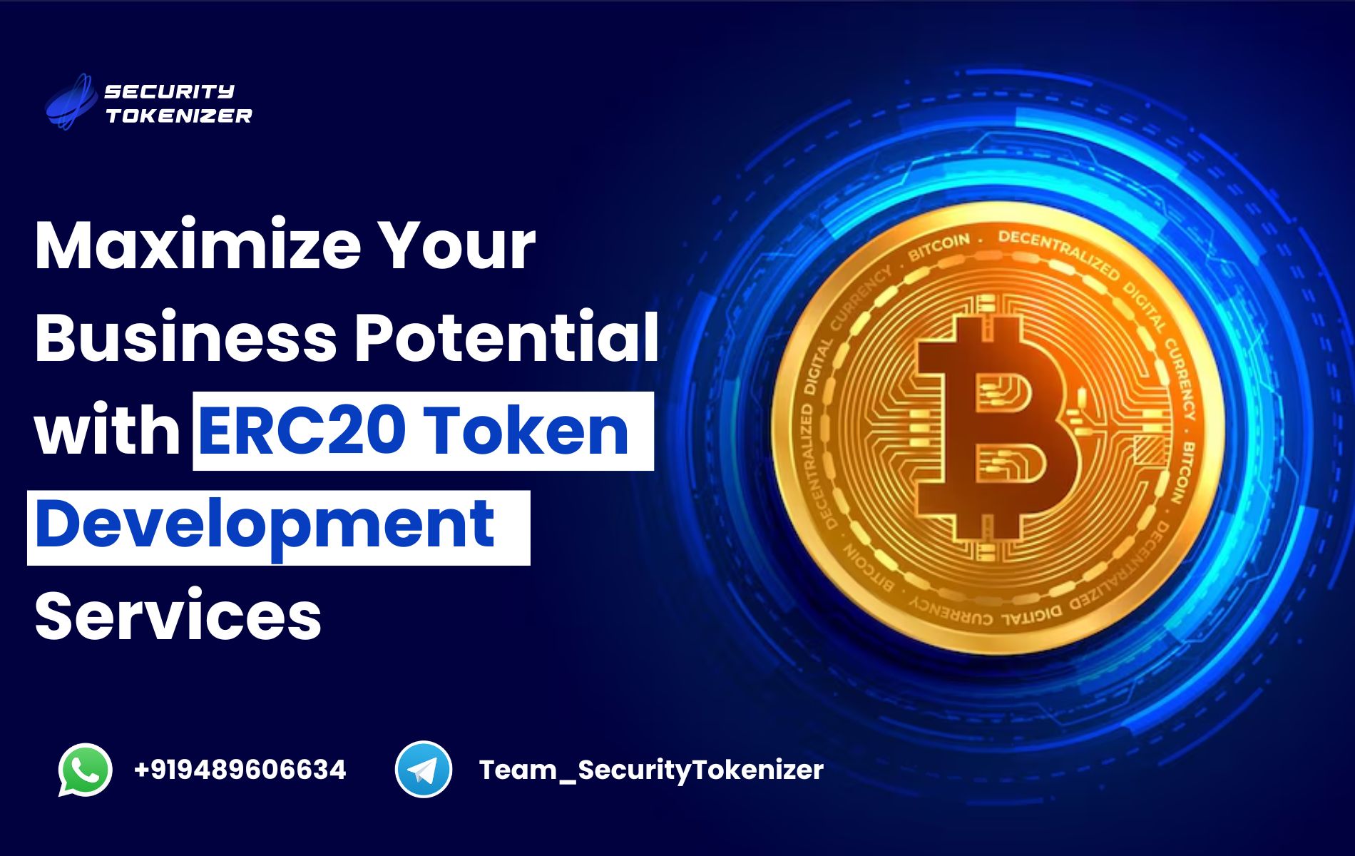 Maximize Your Business Potential with ERC20 Token Development Services