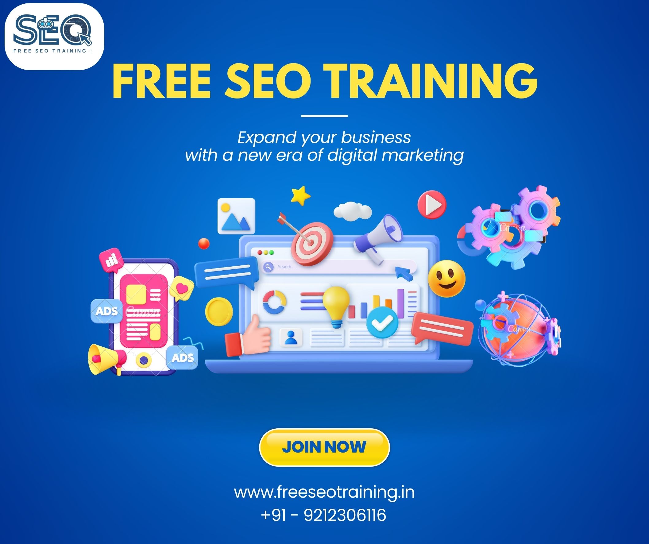 Empowering Your Digital Journey with Free SEO Training Course in Uttam Nagar