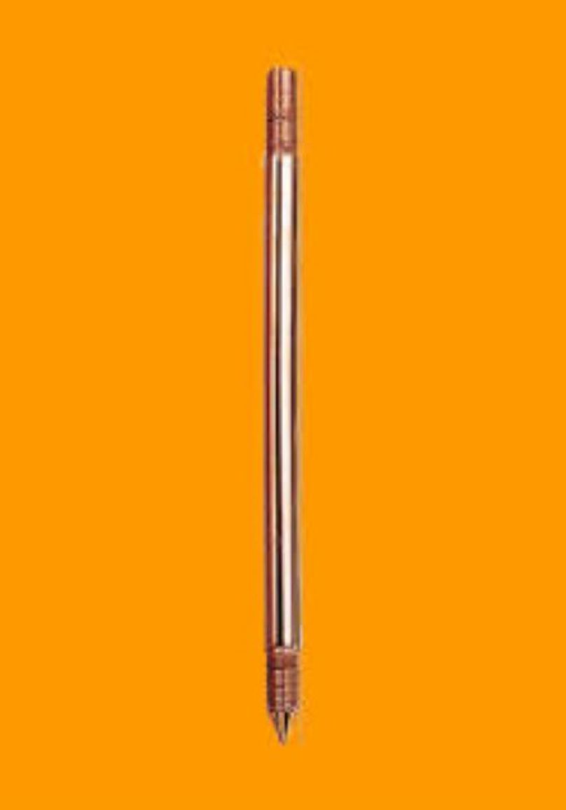 How is the resistance of a copper bonded earthing system measured?