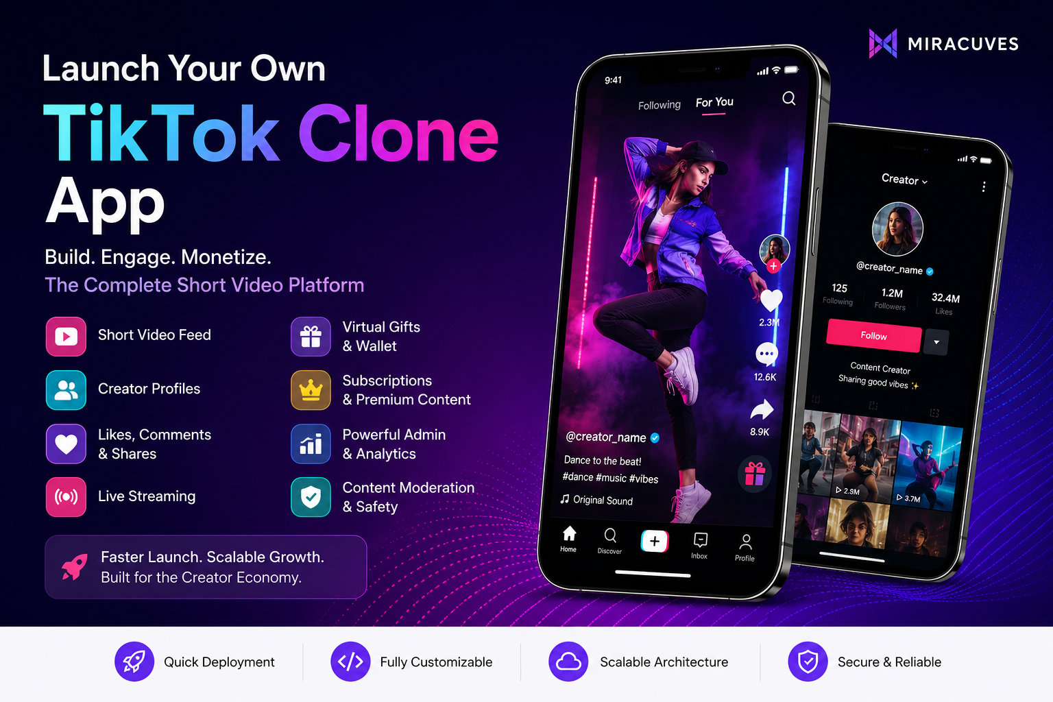 TikTok Clone App: A Faster Way to Launch a Short Video Platform