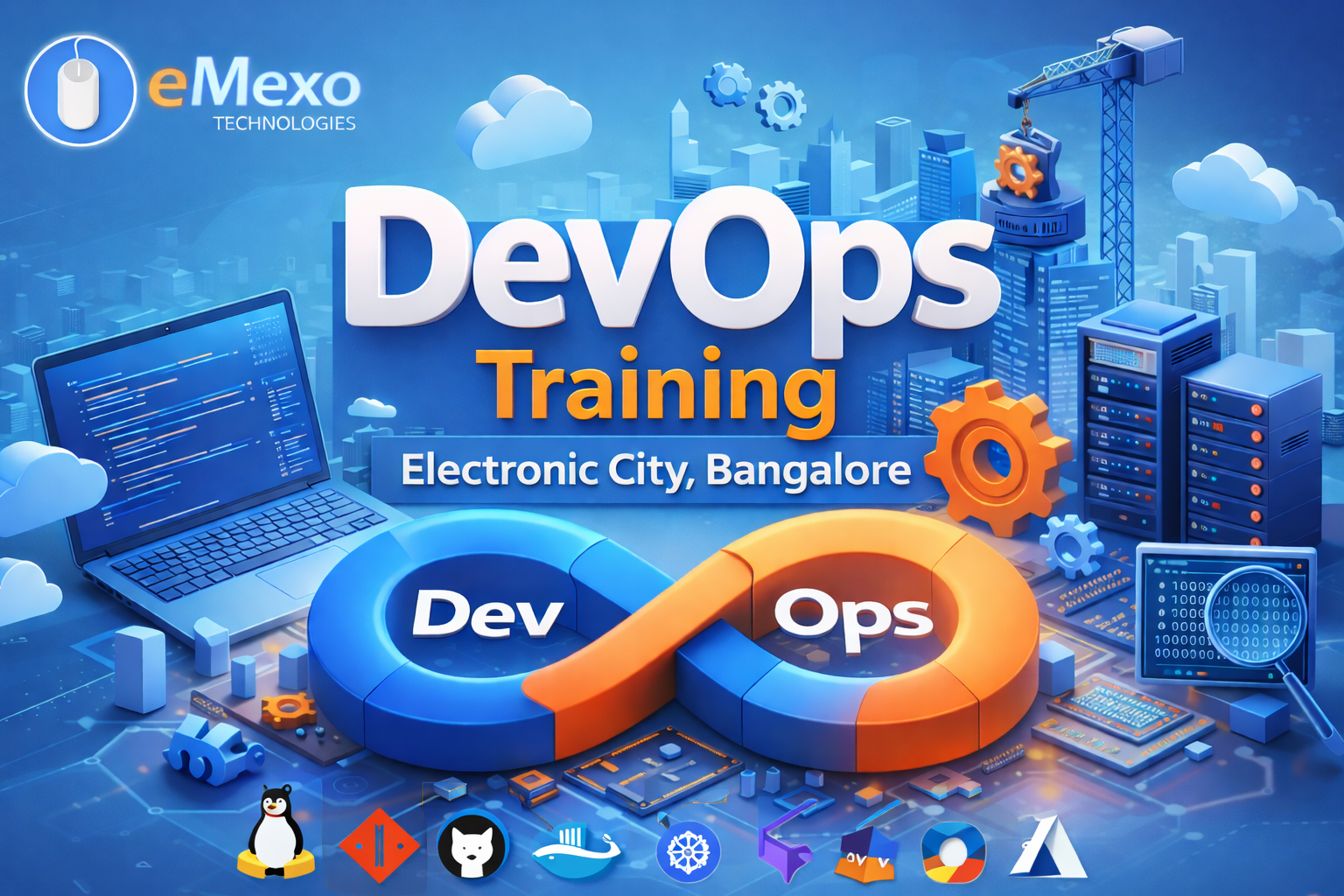 🚀 Best DevOps Training in Electronic City Bangalore – Build a High-Growth IT Career with eMexo Technologies