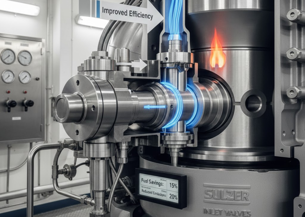 How Sulzer Inlet Valves Improve Marine Engine Efficiency