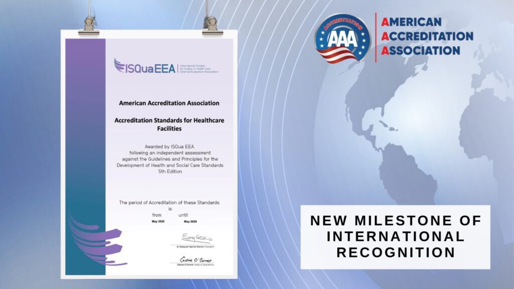 AAA Achieves International Recognition from ISQua