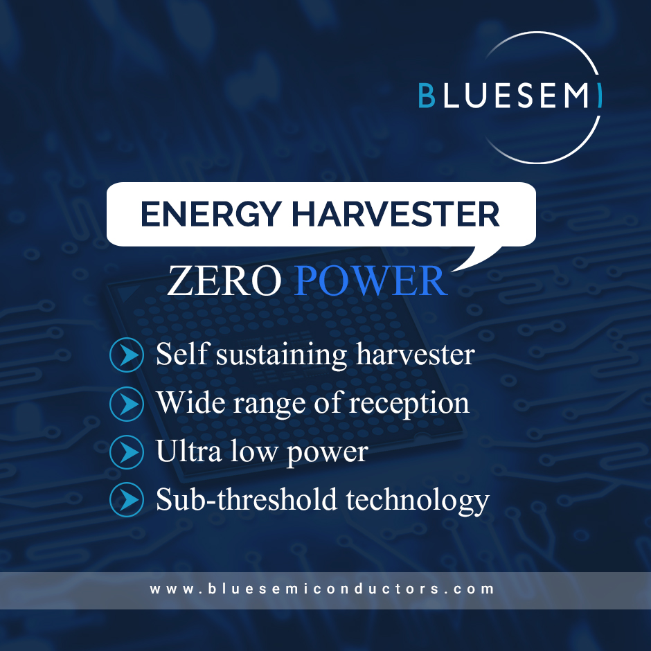 Energy Harvester from Bluesemi for power management