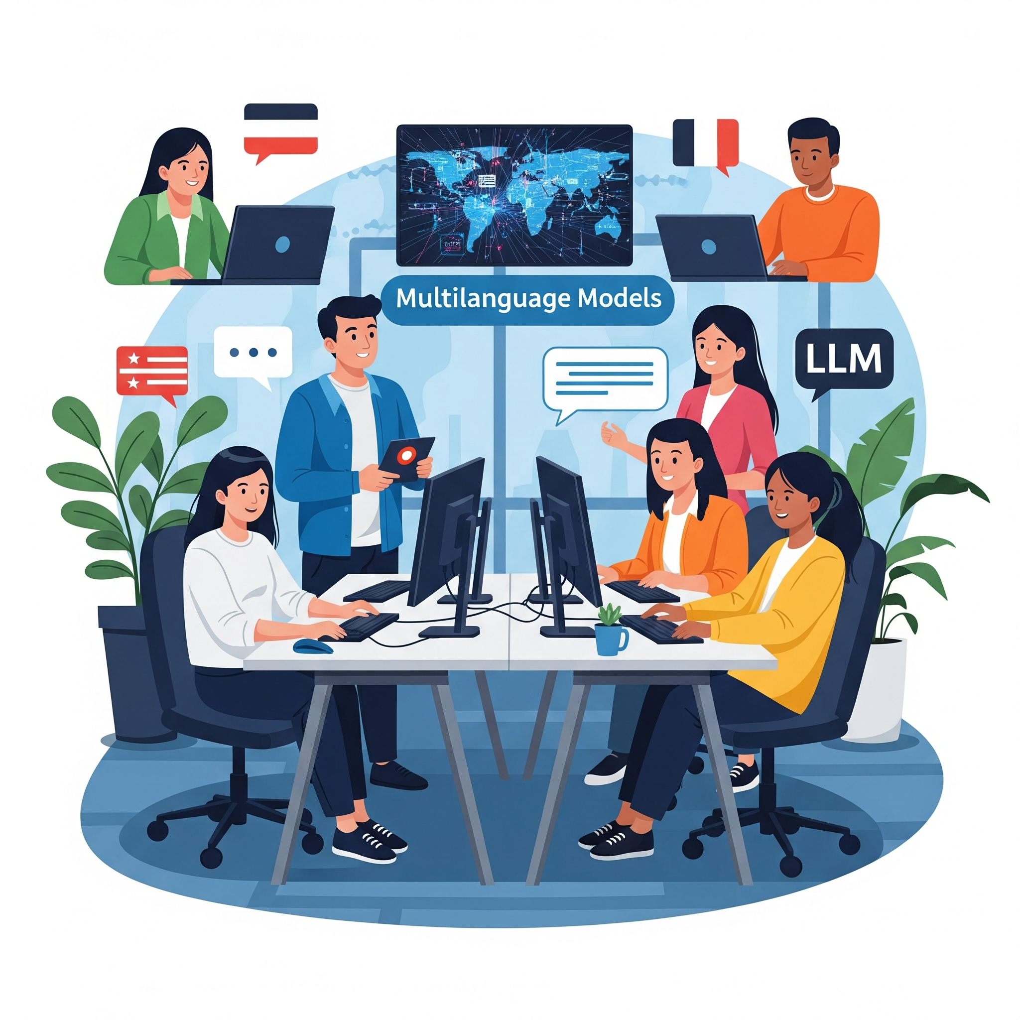 How an LLM Development Company Powers Multilingual AI at Scale