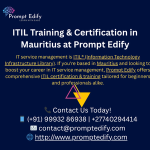 ITIL Certification South Africa—Prompt Edify