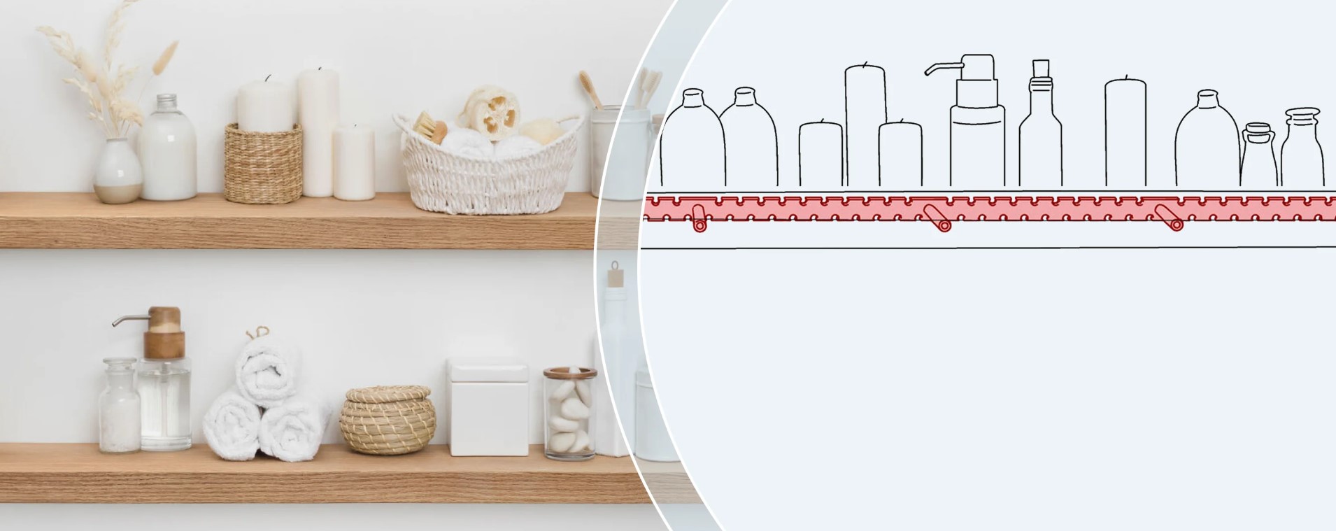 Transform Your Space with Custom Large Wall Shelves from Nook Woodworking