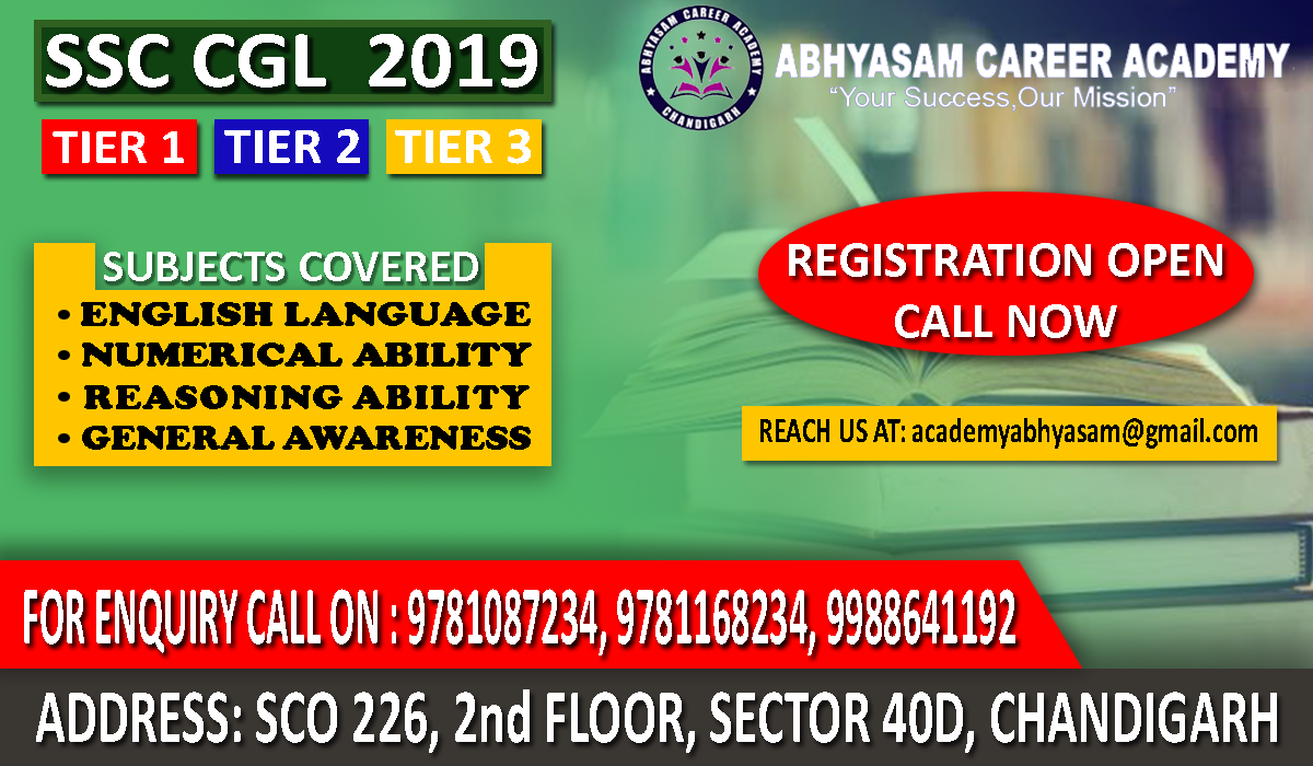 SSC CGL Coaching in Chandigarh