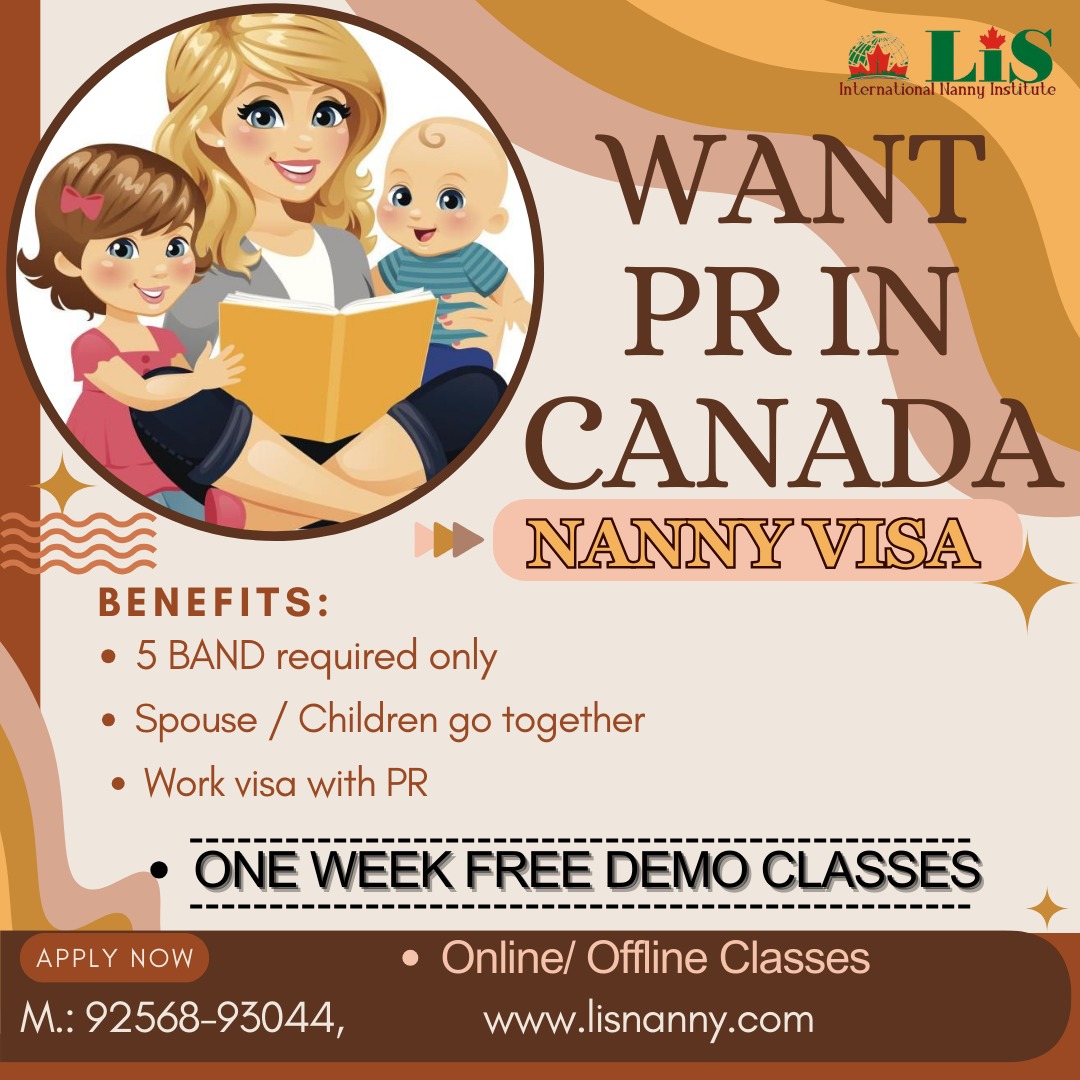 Nanny Course in Amritsar: Pathway to Family PR in Canada