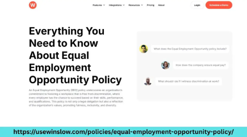 Create Equal Employment Opportunity Policy to Support Inclusion