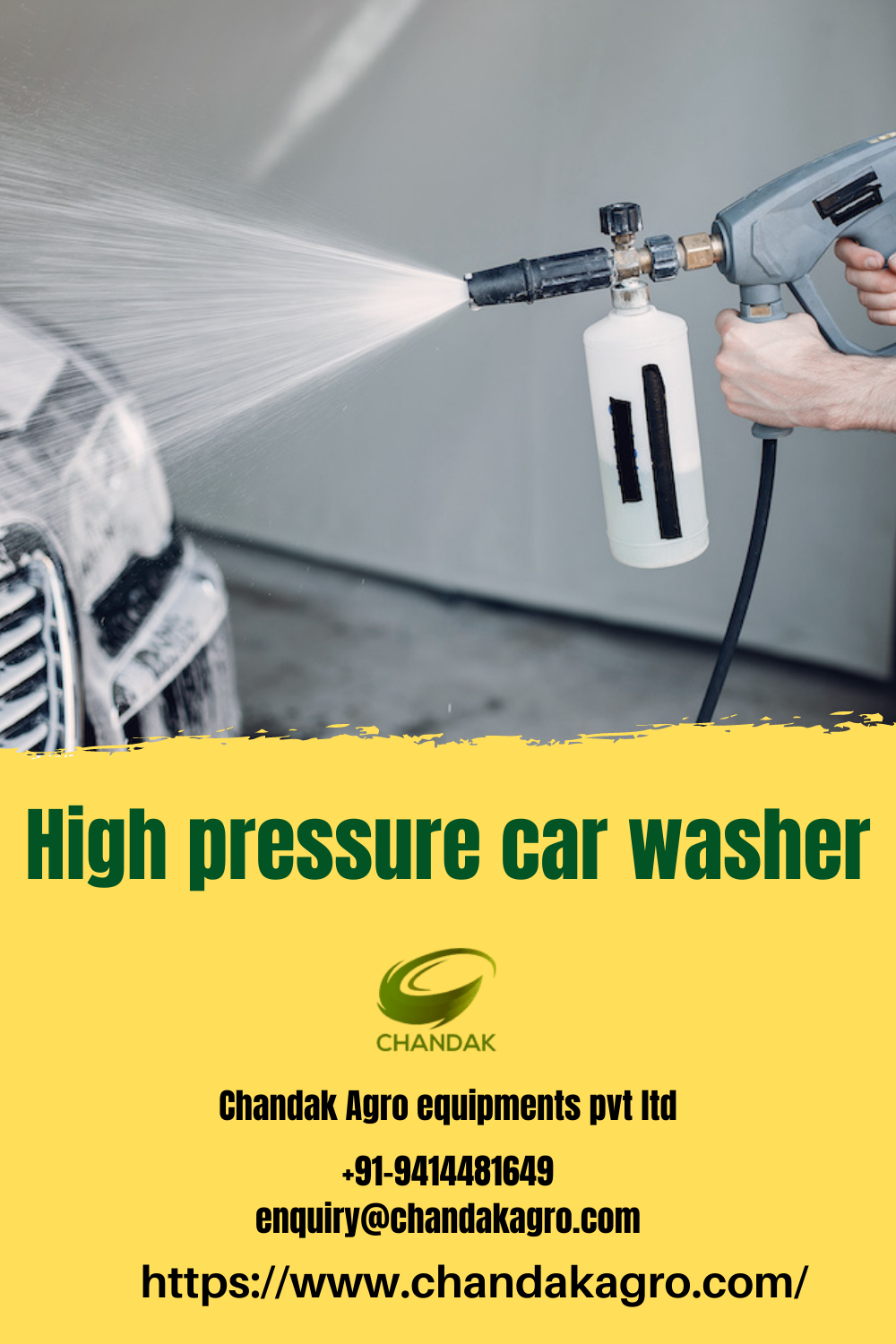 High pressure car washer at reasonable price